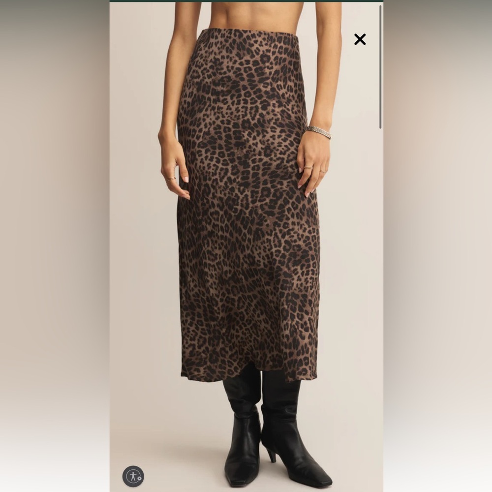 NWT ZSupply IZABEL LEOPARD SKIRT